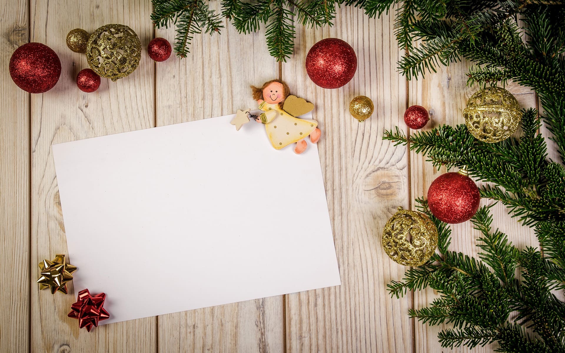 Carta navideña para Papá Noel o los Reyes Magos